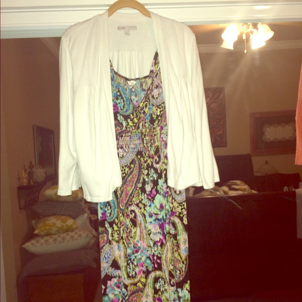 Maxi and sweater